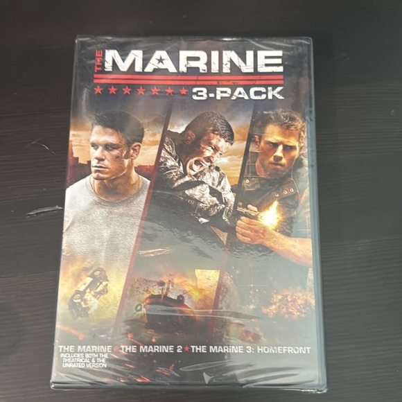 The Marine 3-Pack DVD Set Rated R Widescreen 20th Century Fox NWT - Picture 1 of 5